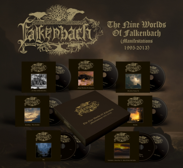 [订购] Falkenbach ‎– The Nine Worlds Of Falkenbach, 9xCD 套盒 [预付款1|850]