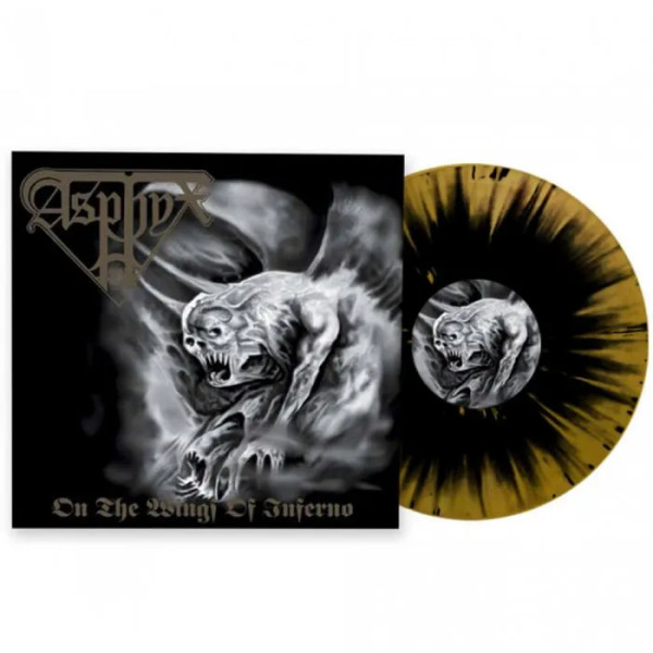 Asphyx – On The Wings Of Inferno, LP (金黑喷溅)