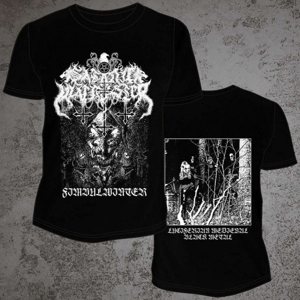 [订购] SATANIC WARMASTER ‎– Fimbulwinter, T恤 (黑色) [预付款1|179]