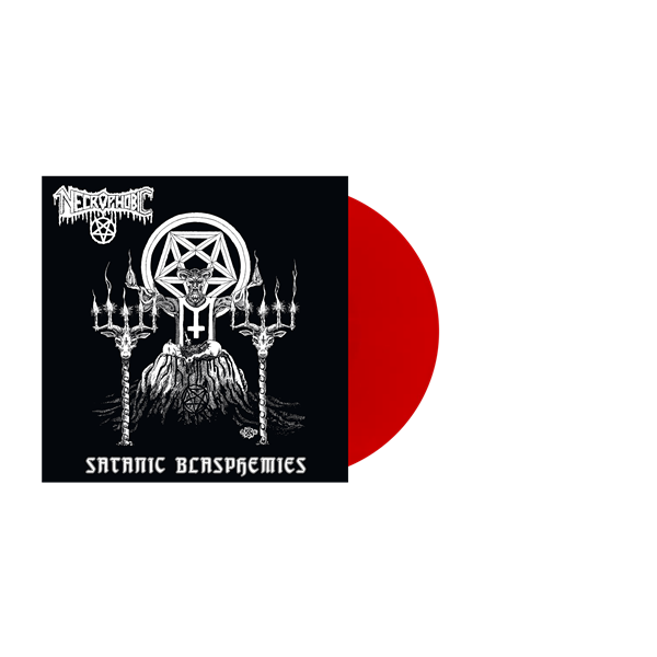 Necrophobic ‎– Satanic Blasphemies, LP (红色)